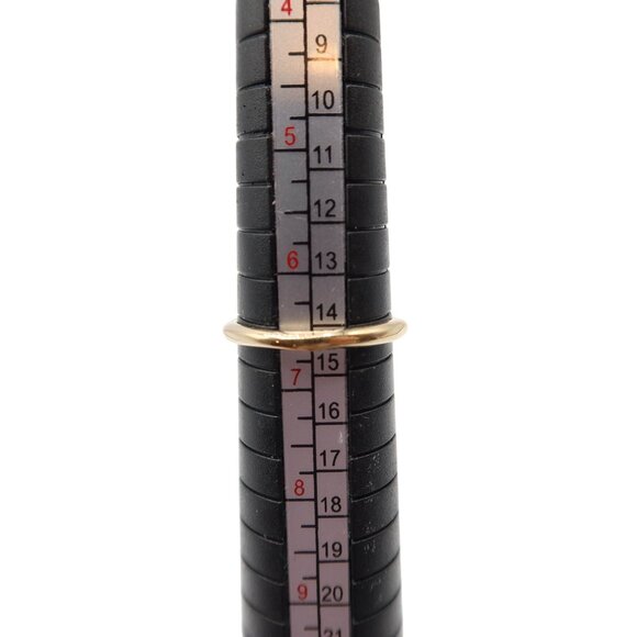 Vintage AVON Faux Opal & Rhinestone Cocktail Statement Gold Tone Ring Size 6.75 - Picture 8 of 8